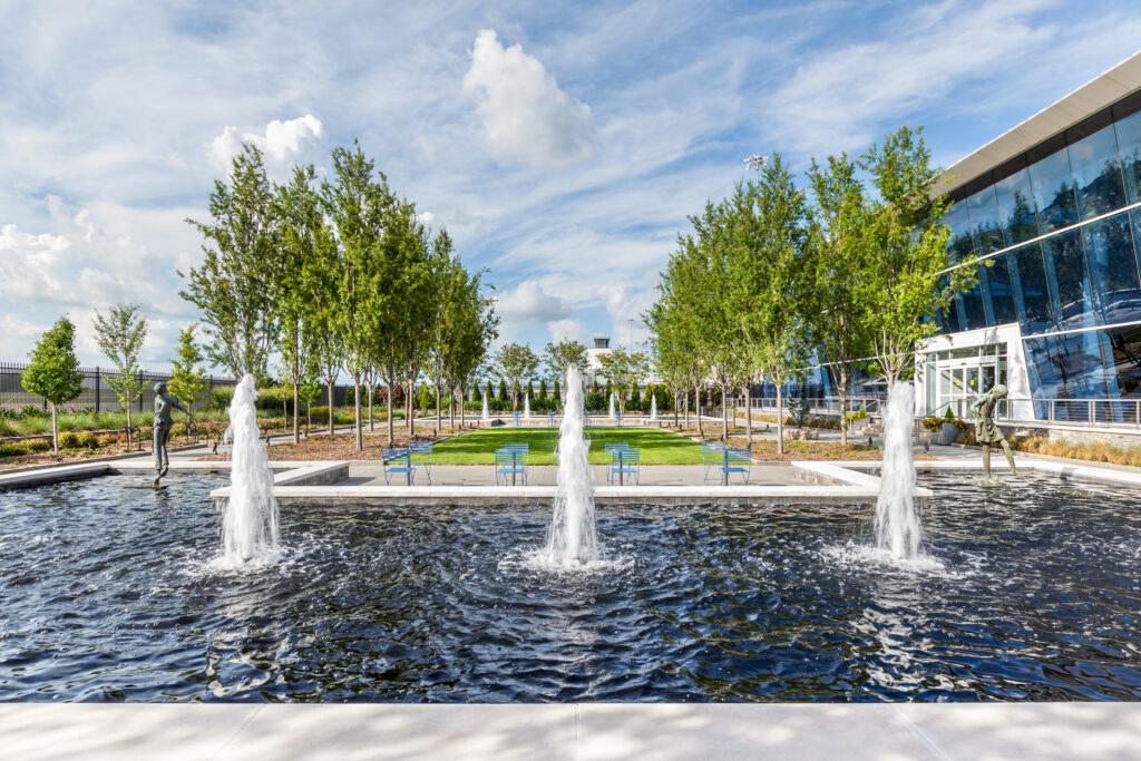 Greenville Spartanburg International Airport Airside Garden Mavin Greenville Spartanburg International Airport Airside Garden Mavin
